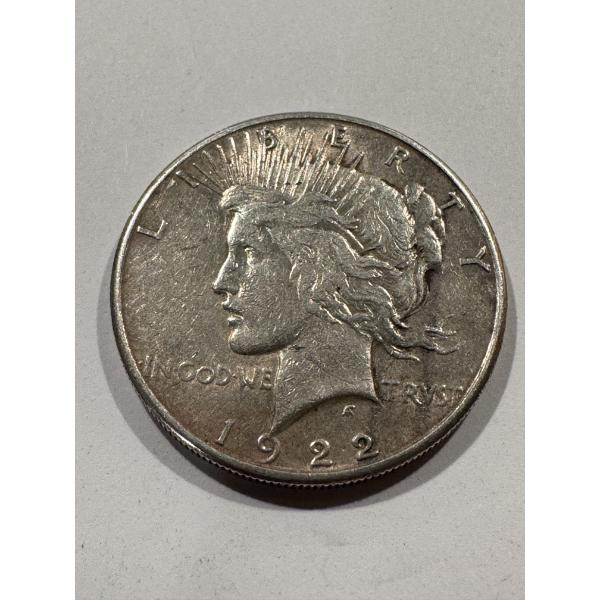 1922 -S United States Peace Silver Dollar - Incredible Coin