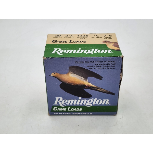 Full Box of Remington 20 Gauge Game Loads