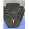 Image 1 : Beautiful Costume Necklace - 3 Stone Necklace - Stunning Piece!