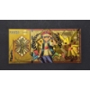 Image 1 : JAPANESE ANIME'   " POKEMON / PIKACHU "  GOLD FOIL - PURE 24K .999 FINE GOLD FOIL 