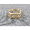 Image 1 : 14K Gold "CC" Monogrammed Ring Weighing 9.5 Grams