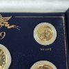 Image 7 : 1999 24k Gold-Plated U.S. Mint 5-Coin Set 