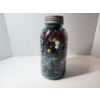 Image 1 : Vintage Large Mason Jar Full of Assorted Marbles Including Some Uranium 