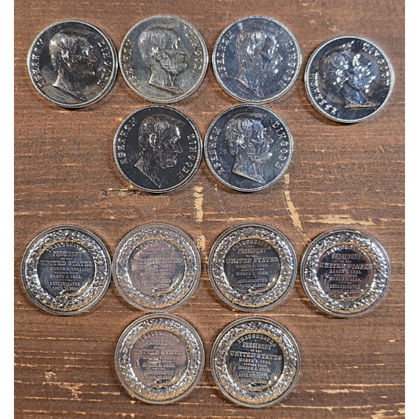 Abraham Lincoln Inauguration Commemorative Coin - Qty 12