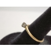 Image 3 : Timeless 14K Yellow Gold Solitaire Diamond Stone Ring Size 6.5 TW: 1.7g