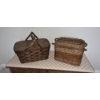 Image 1 : PICKUP IN NORTHFIELD - Pair Of wicker Baskets As Shown Excellent Condition - See Pics
