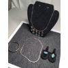 Image 1 : Lot Of Assorted Sterling Jewelry Including (2) Necklaces, Rings & Bangle