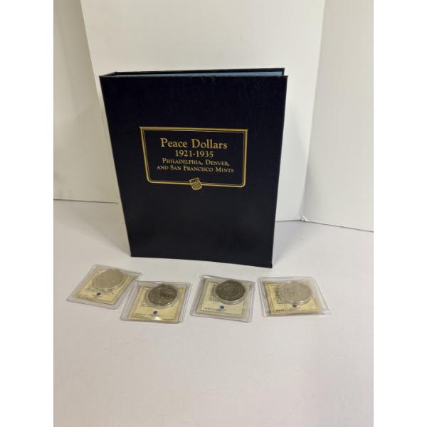 Peace Dollars 1921-1935 Philadelphia, Denver, and San Francisco Mints Book 