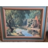 Image 2 : PICKUP IN CANTON - 3 Pcs - Vintage Paul Detlefson Country Scene Framed Prints - See Desc