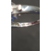 Image 7 : 10K White Gold Blue Topaz Cushion 4.30 Ct White Topaz Ring - Size 7 - Weight: 4.6g