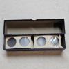 Image 1 : Single-Row Cardboard Coin Storage Box with Empty Cardboard-Flip Coin Holders