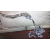 Image 4 : Rare Heavy Lead Crystal Sculpture Of Soaring Seagull - 16" Wingspan - 12" Tall In Perfect Condition