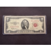 Image 1 : 1953 United States Thomas Jefferson $2.00 Bill In Protective Holder - Great Shape