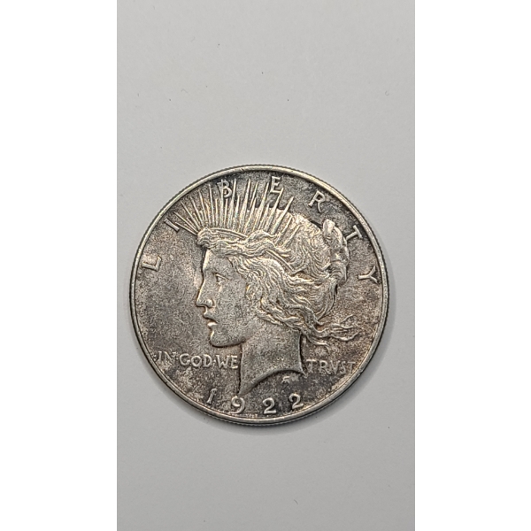 United States 1922 90% Silver Peace Dollar