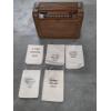 Image 1 : Vintage Philco 1941 Wooden Table Radio And Small U.S. Mint Bags 