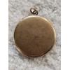 Image 2 : 1.5inch Antique Victorian-Era Gold-Filled Locket ft. Engraved Foliage and Geometric Patterns (14.3g)