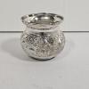 Image 4 : 5-Piece Ornate Repoussé Pattern Vintage Silver-Plated Tea Service Set (2.6 lbs)