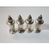 Image 2 : Crown Sterling Weighted 4.5" Salt & Pepper Shakers Total Weight: 357.1g