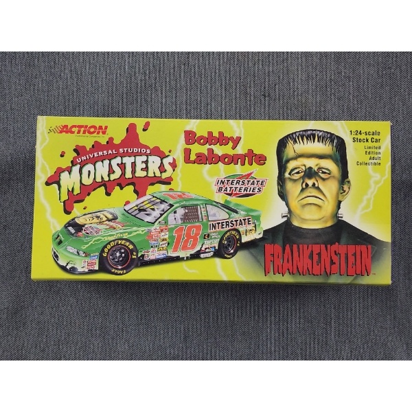 NIB Bobby Labonte Universal Studios Monsters Frankenstein Limited Edition 1:24 Stock Car Adult Colle