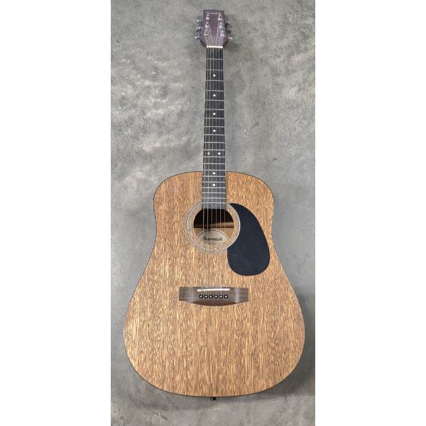  Beautiful Natural Finish Samick LW-015 Steel String Dreadnought Acoustic Guitar 