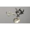 Image 6 : Sterling Silver 30" Necklace, Pendant & Brooches Featuring Beau Seagull Flock Brooch- TW 12.7 Grams