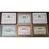 Image 1 : Set of 6 Railroad Stock Certificates from Various Railroad Companies incl Erie, Baltimore and more