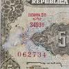 Image 3 : Vintage Brazilian 5 Cruzeiros Banknote Estampa 2A Série 3493A with Portugese Chain Letter