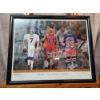 Image 4 : Reflections: 7-23-99 Retiring The Millennium - Elway, Jordan & Gretzky-Signed & Numbered Print #1702
