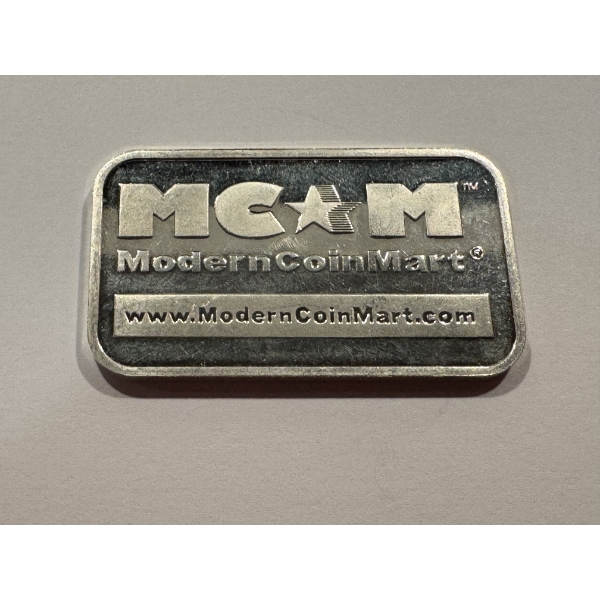 Vintage Limited Edition Modern Coin Mart .999 Fine Silver One Ounce Bar - Mint Condition