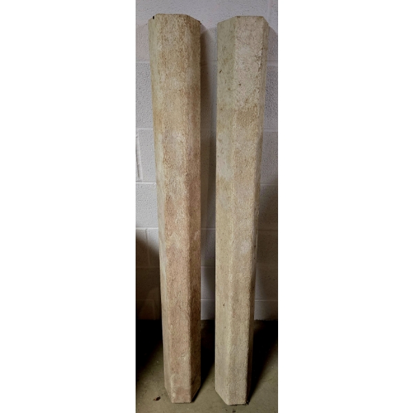 Set of 2 Parking Barriers - Wheel Stops - 51" - Made of Resin