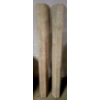 Image 1 : Set of 2 Parking Barriers - Wheel Stops - 51" - Made of Resin