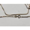 Image 2 : Extra Long Sterling Silver Chain Necklace - 30" - TW: 9.9g