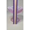 Image 4 : Beautiful Fenton Pink Rose Opalescent Candy Dish - No Lid