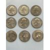Image 1 : Lot Of 8 Bicentennial Quarters 1776-1976 - Mint Condition