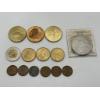 Image 1 : Collectible Coins and Medals including U.S. One Dollar Coins, Wheat Pennies, Desert Storm Com Coin, 