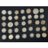 Image 2 : 	Unique Coin Collection Of Various Sizes And Face Values, 35 Coins - Mint Condition
