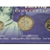 Image 3 : "The Liberty Coin Collection" - 1936 Silver Dime, 1935 Silver Half Dollar, 2001 New York Quarter