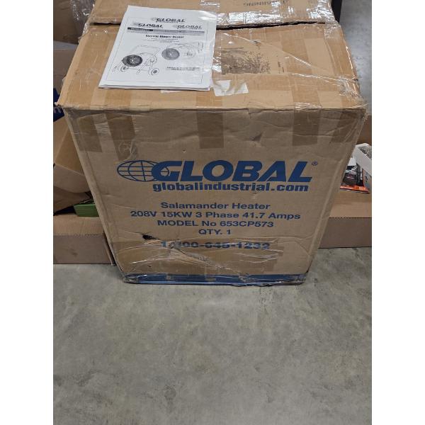 New In Box- Global Industrial Electric Salamander Blower Heater