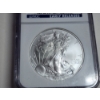Image 2 : 2009 American Silver Eagle 1 oz Fine Silver "Early Releases" Graded NGC MS 69