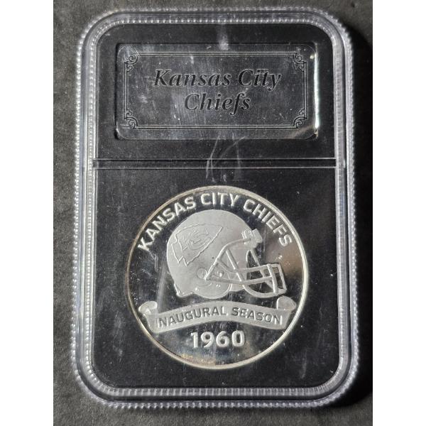 Kansas City Chiefs 1 Ounce .999 Silver Round