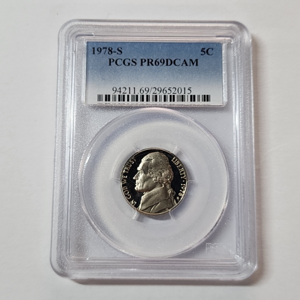 PCGS PR69DCAM United States 1978-S Jefferson Nickel 
