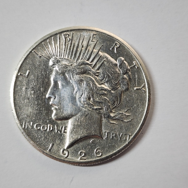 United States 1926 Silver Peace Dollar - 90% U.S. Silver Coin