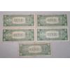 Image 7 : (5) Assorted United States $1 Silver Certificates - 1935 E, 1935 F, 1935 H, 1957 B - Face Value: $5