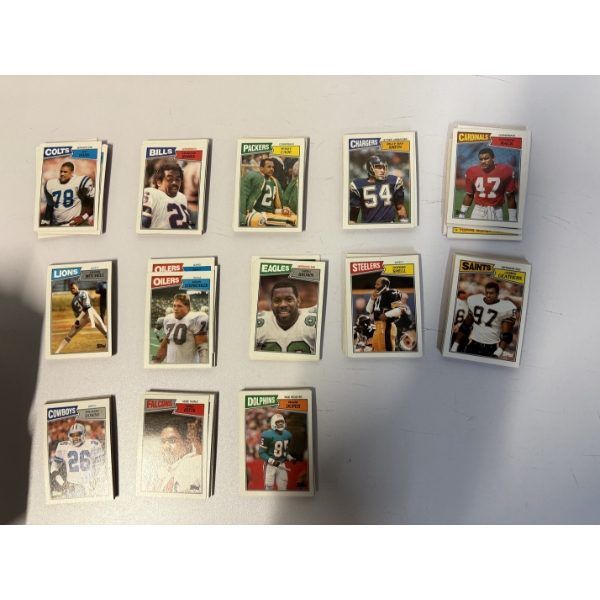 1987 Football Mint Set Cards - Includes Colts - Bills - Dolphins - Browns - Bears - 49ers