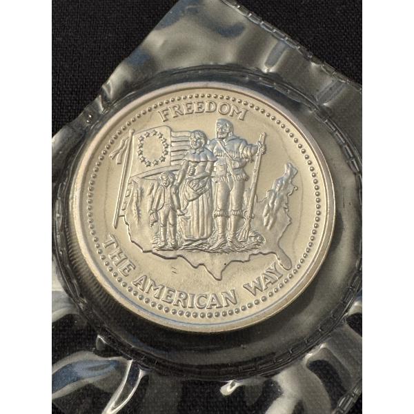 Johnson Matthey Freedom .999 Fine Silver One Troy Ounce Coin - Mint Condition & Sealed