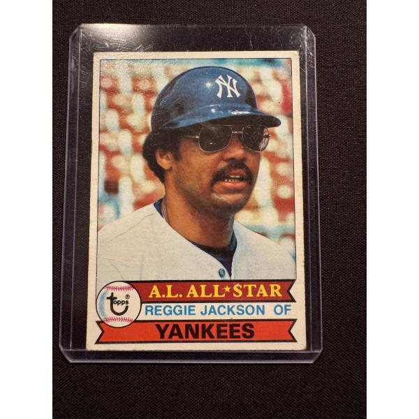 1979 Topps Reggie Jackson All Star Baseball Card - Excellent Condition
