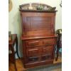 Image 1 : RARE Extremely FINE Example - Antique Writing Desk With Inlaid Workmanship - See Pics
