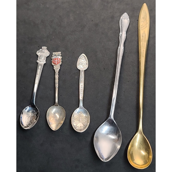 Lot Of Collectible Spoons Featuring Rolex Spoon 