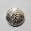 Image 2 : Royal Canadian Mint 1 oz .9999 Fine Silver 1990 Canadian Maple Leaf $5 Coin  