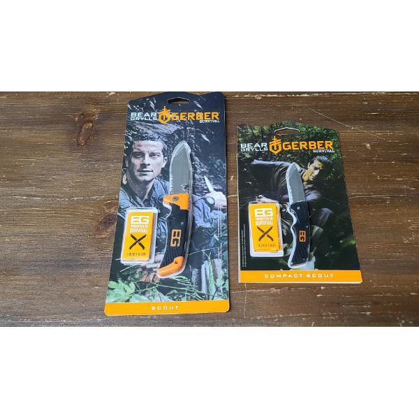 Brand New In Packaging Bear Grylls Compact Scout Knife & 3.63'' Scout Knife